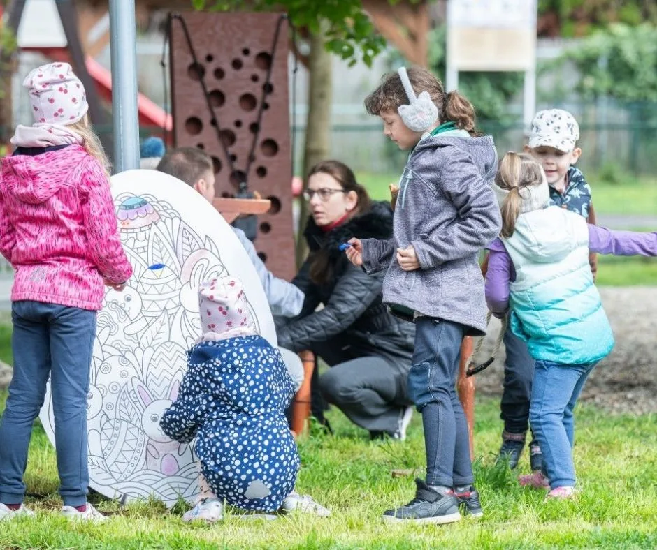 Öreghegyi húsvéti program, tojáskeresés