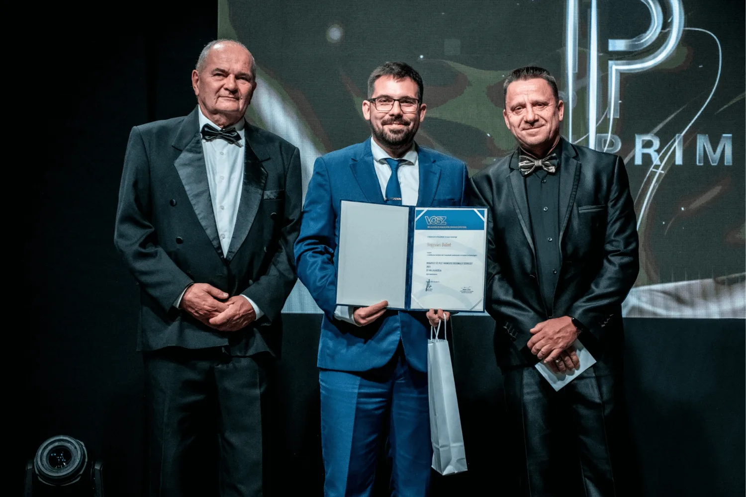 Hegyvári Bálint, 2023 Év Vállalkozója díjátadó